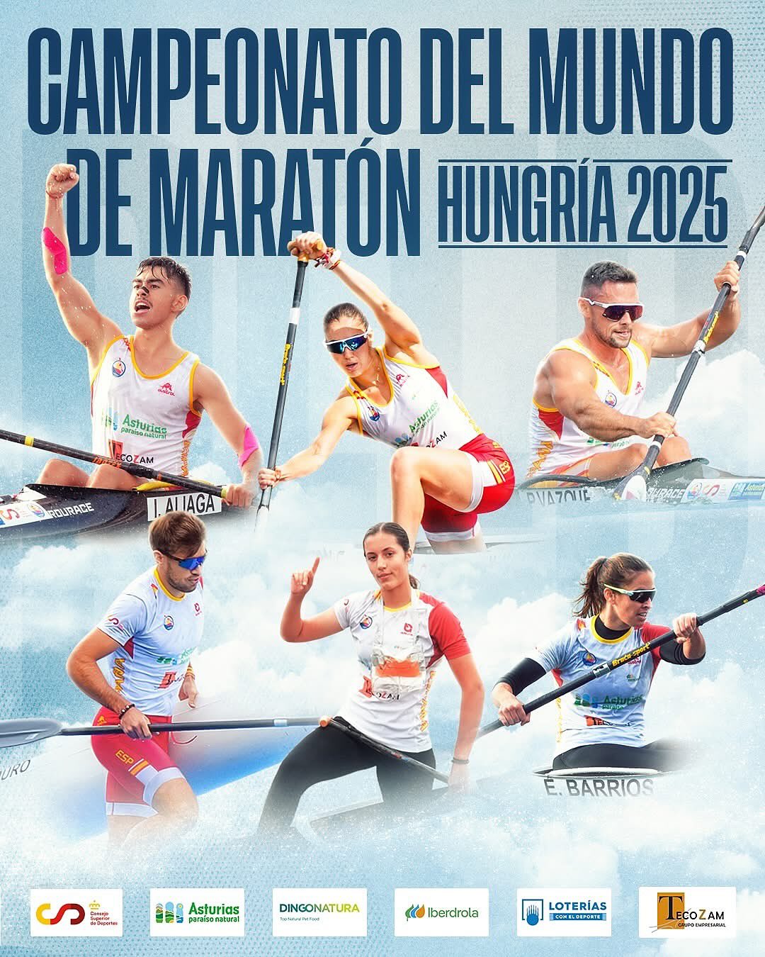 Dánae Sanmartín, en el Campeonato del Mundo de Maratón en Györ